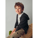 Felpa tricot con cappuccio Ombra vig 023