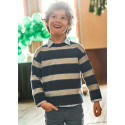 Jersey righe Blu notte 042
