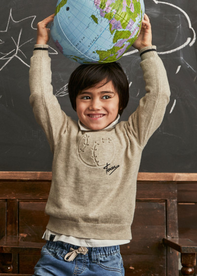 Maglione motivo relieve...