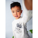 Maglietta m/l embossed Panna 040