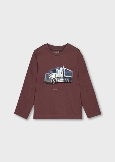 T-shirt m/l truck Prugna 022