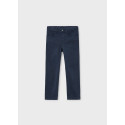 Pant. 5 tasche slim fit basico Marino 036