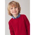Jersey cotone basico c/rotondo Rosso 015