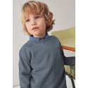 Jersey cotone basico c/rotondo Argento 011