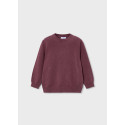 Jersey collo tondo basico Prugna 092