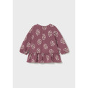 Vestito punto jacquard Rosato 049