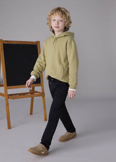 Pantalone smart Nero 019