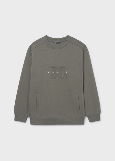 Pullover embossed senza...