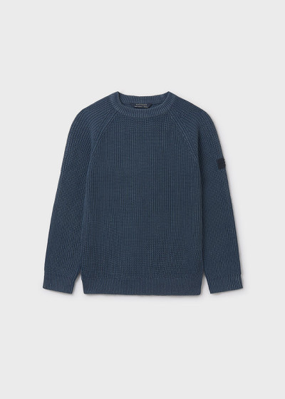 Maglione etichetta Azzurro 081