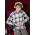 Camicia m/l quadri Marino 049