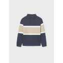 Polo m/l blocking Marino 027