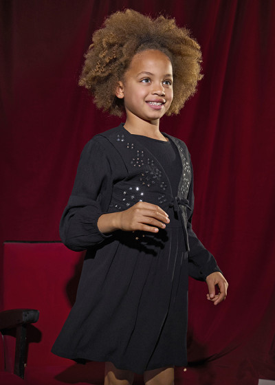 Vestito gilet Nero 048