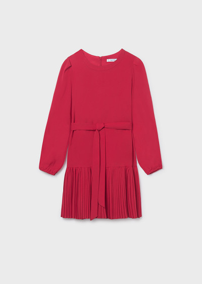 Vestito crepe Rosso 051