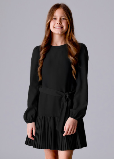 Vestito crepe Nero 052