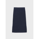 Gonna midi tricot Petrolio 041