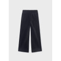 Pantalone lungo velluto Nero 087
