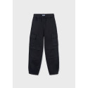 Pantalone lungo parachute Nero 080