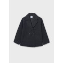 Cappotto jacquard Nero 047