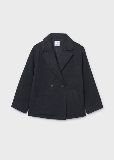 Cappotto jacquard Nero 047