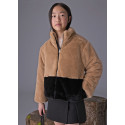 Cappotto pelliccia Camel 040