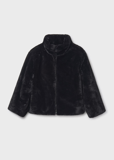 Cappotto pelliccia Nero 041