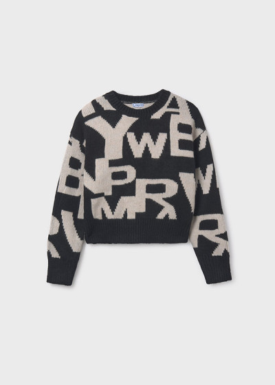 Jersey jacquard Nero 095