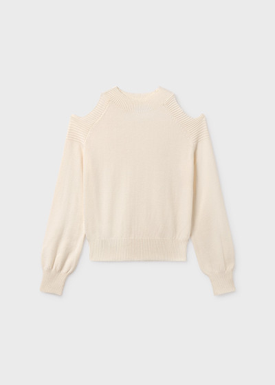 Maglione cut out Sabbia 075