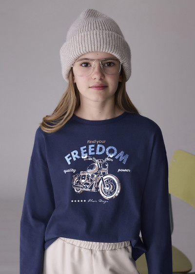 Shirt m/l grafica Petrolio 016