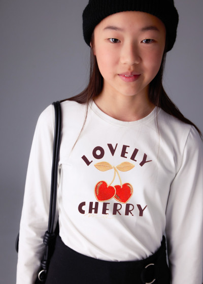 Shirt m/l grafica Panna...