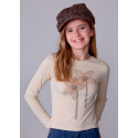 Maglietta m/l ricami Macchiato 083