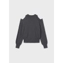 Maglione cut out Piombo 076