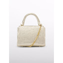 Borsa texture luminosa Dorato 015