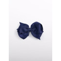 Fermaglio fiocco Blu scuro 058