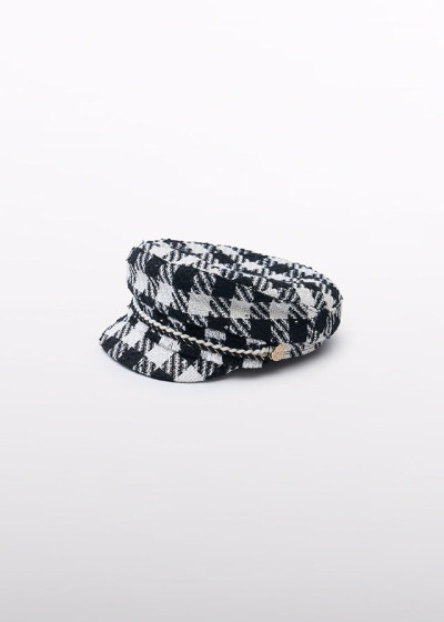 Berretto tweed Nero 051