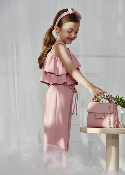 Compl. pantalone lungo crepe