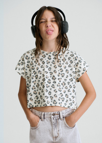 Maglietta m/c stampata