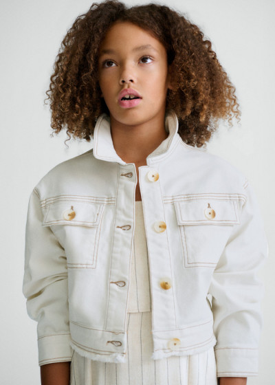 Cappottino tela con cappuccio