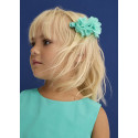 Set fermagli fiori chiffon Acqua 050