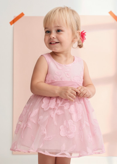 Vestito fiori Rosa 081