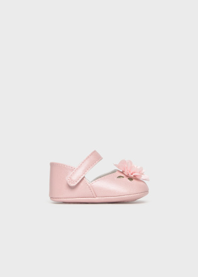 Scarpe fiore Rosa baby 084