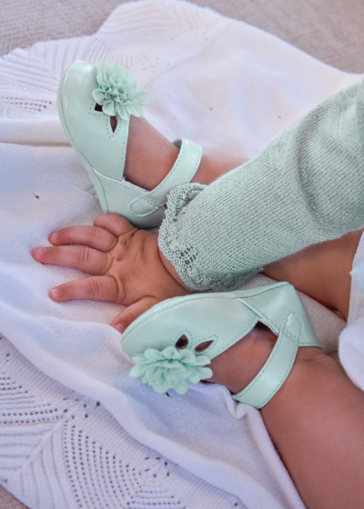 Scarpe fiore Acqua 082