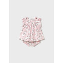 Vestito stampato Rosa baby 048