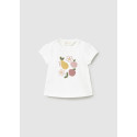 Maglia m/c Bco rosa 042
