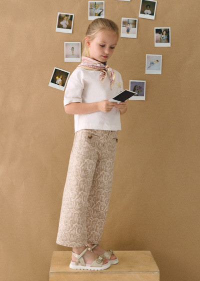 Pantalone lungo twill marine