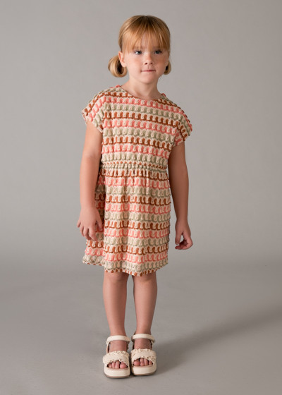 Vestito a maglia fantasia