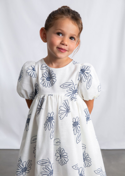 Vestito rustico stampa