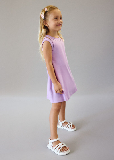 Vestito cut out borchie...