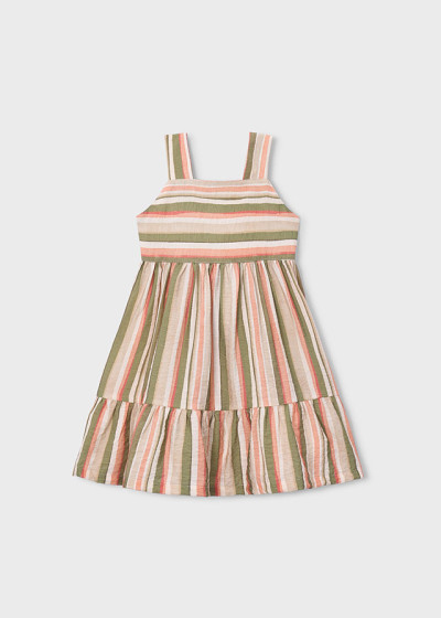 Vestito righine Muschio 037