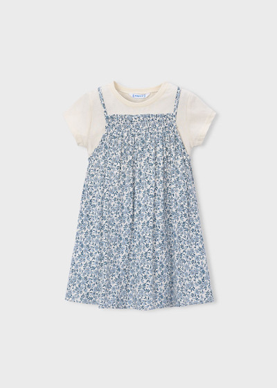 Vestito combinato Celeste 065