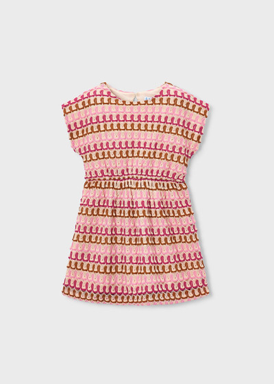 Vestito a maglia fantasia...